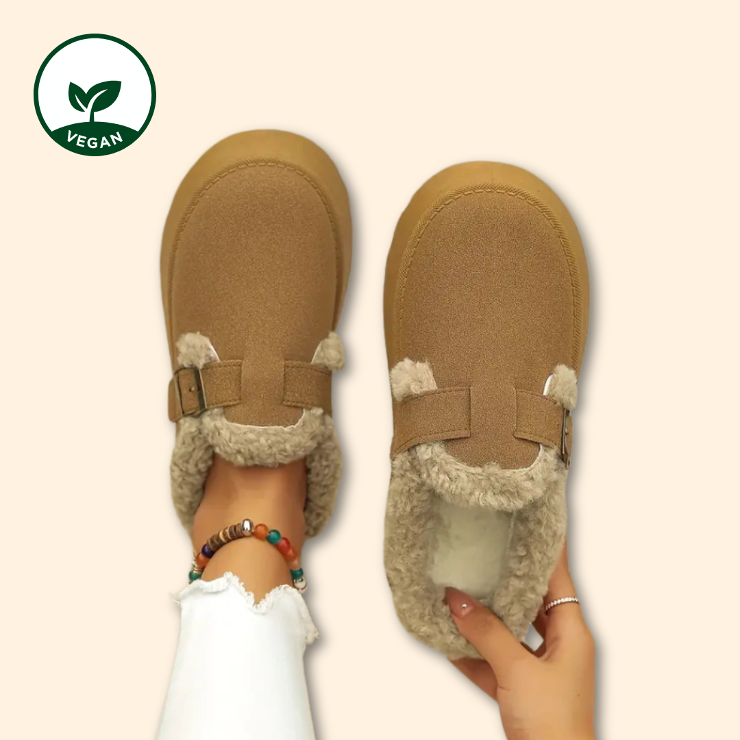 UGG Slipper Alternative - UGG Slides - UGG Dupes - UGG Alternative braun - Wolkis Slipper - Aurora Hikari