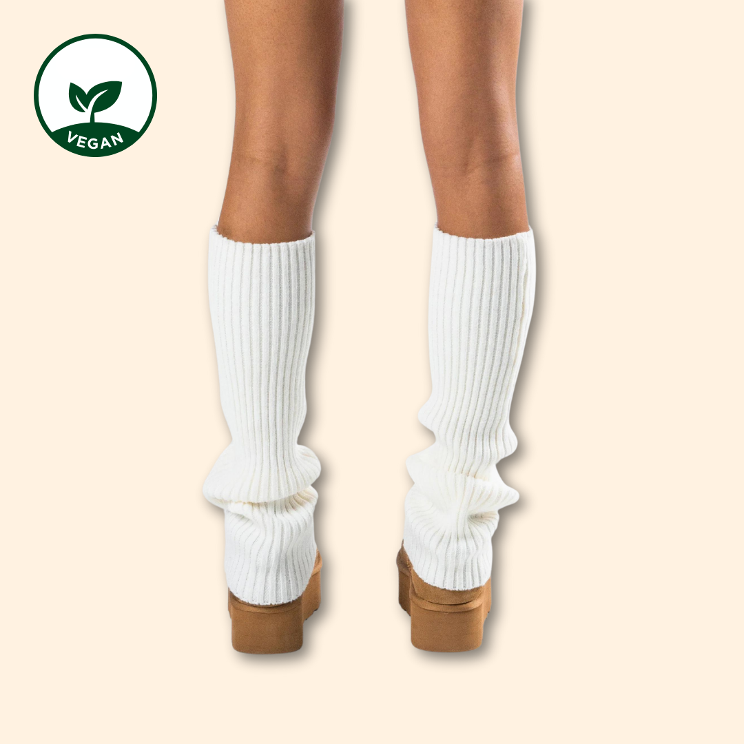 Beinwärmer - weiße Beinwärmer - Beinwärmer weiß - Beinwärmer für UGGs - Beinwärmer für UGG Boots - Socken für UGGs - Socken für UGG Boots
