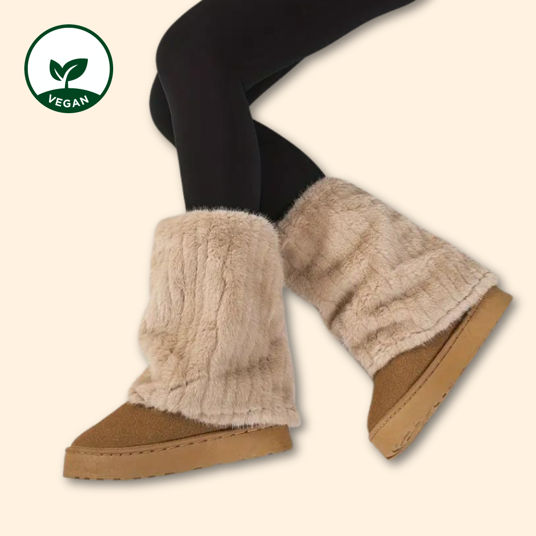Fur UGG Alternative - vegane Fell UGGs - UGG Dupes - UGG Alternative braun - Wolkis Boots - Aurora Hikari