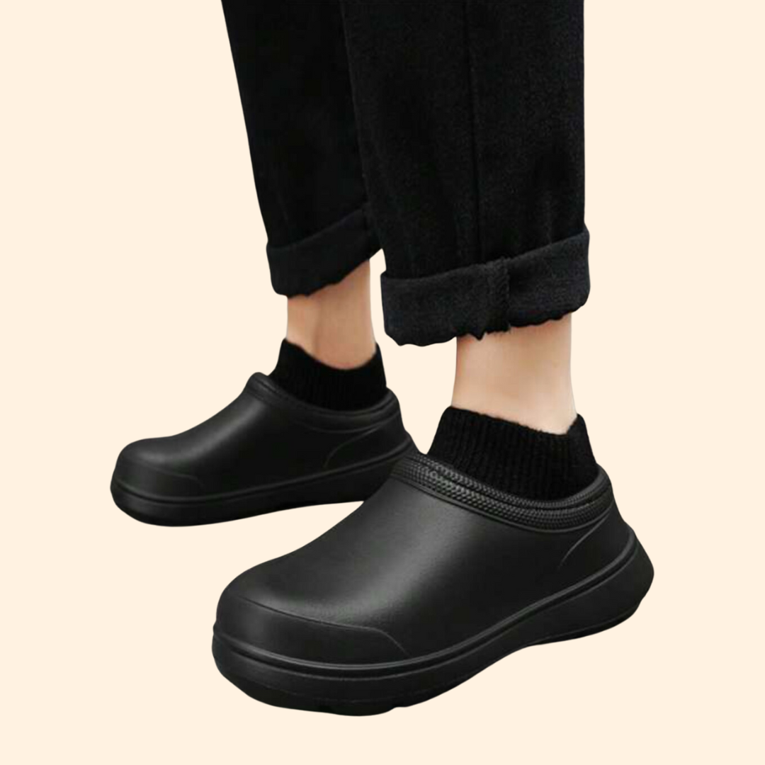 UGG Tazz X Schwarz Dupe - Wolkis Schuhe - Aurora Hikari - Vegane Boots - Damen Schuhe