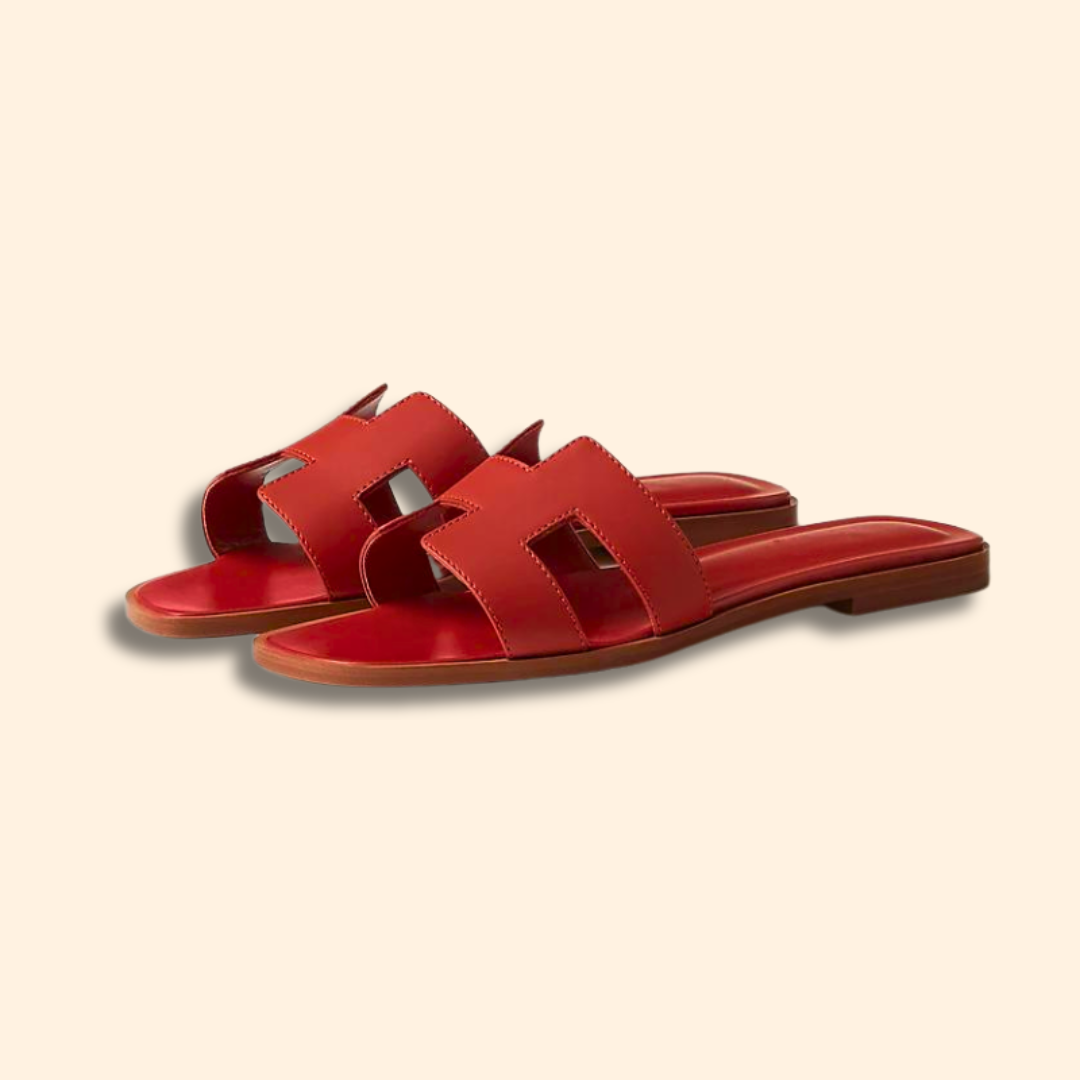 Hermis - Hermes Sandalen Alternative - Hermes Sandalen rot - Sandalen Hermes - Hermes Oran Dupes - Hermes Sandalen günstig