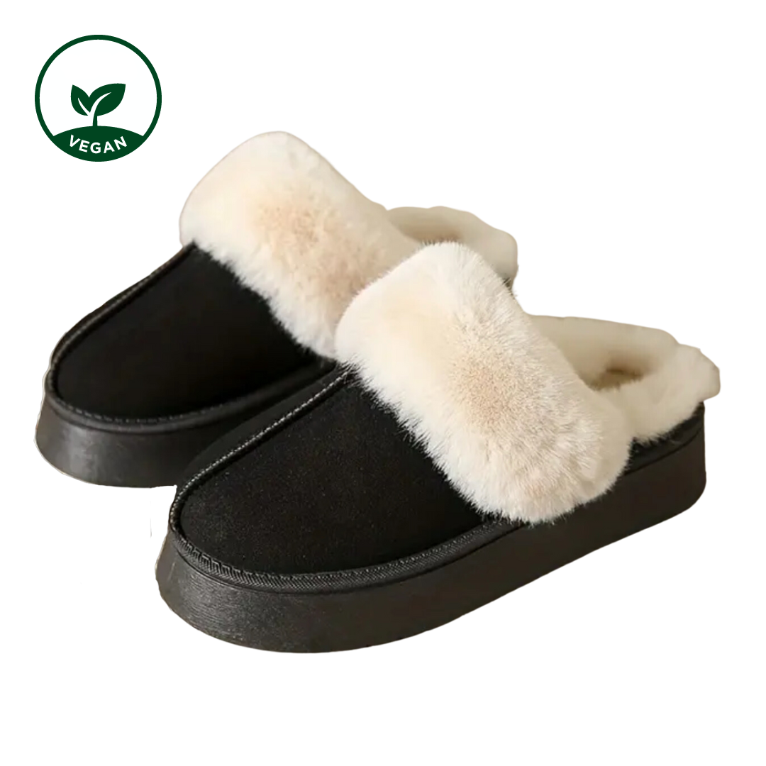 Wolkis Schuhe Aurora Hikari UGG Slipper Alternative Schwarz