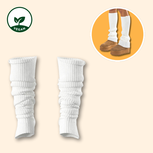 Beinwärmer - weiße Beinwärmer - Beinwärmer weiß - Beinwärmer für UGGs - Beinwärmer für UGG Boots